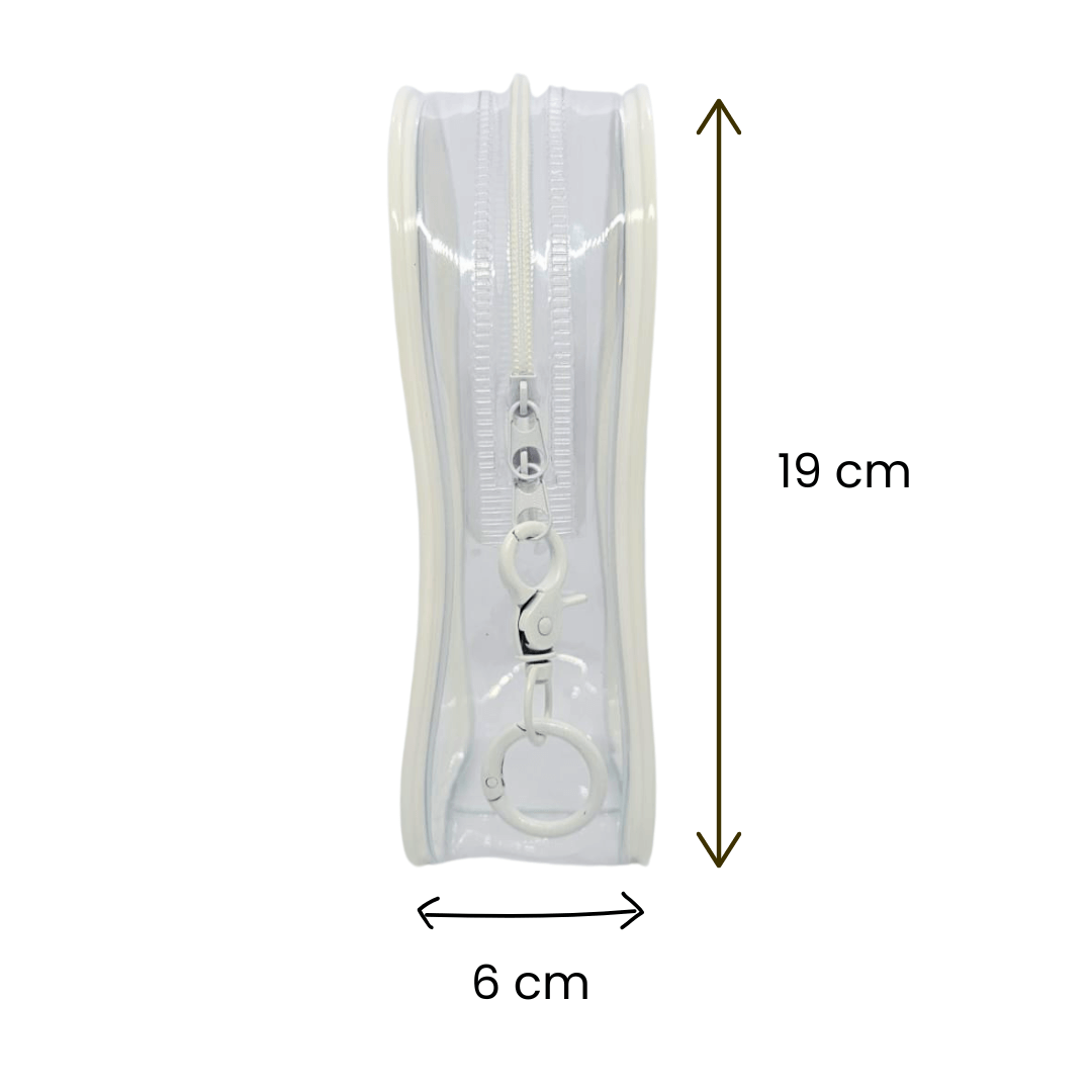 Clear Protective Carrier Case for Labubu - Detailed Side
