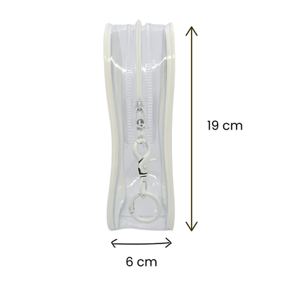 Clear Protective Carrier Case for Labubu - Detailed Side