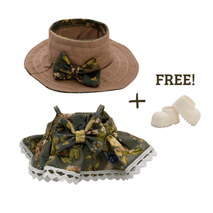 Bubu Atelier™ Garden Party Dress Sets - Green