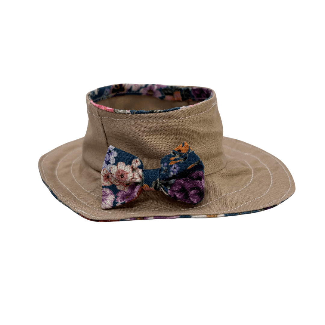 Handmade Victorian Doll Clothes Set for Labubu – Blue - Front Hat