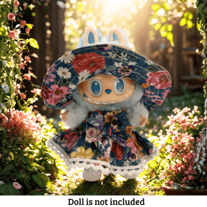 Bubu Atelier™ Garden Party Dress Sets - Blue