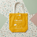 Emotional Burrito Foldable Tote Bag I Am Overwhelmed flat lay — foldable canvas tote bag by Bubu Atelier