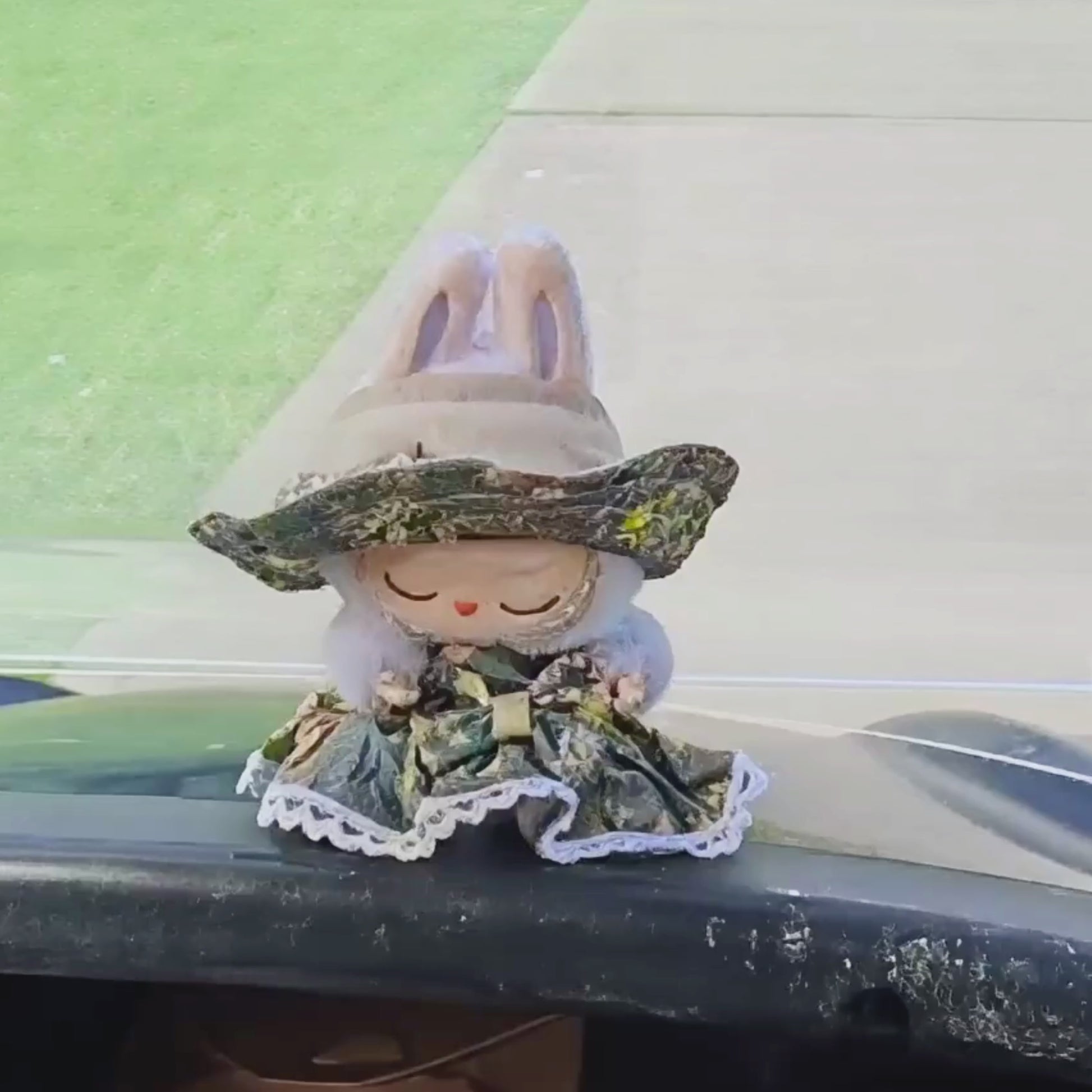 Handmade Victorian Doll Clothes Set for Labubu – Green - Live